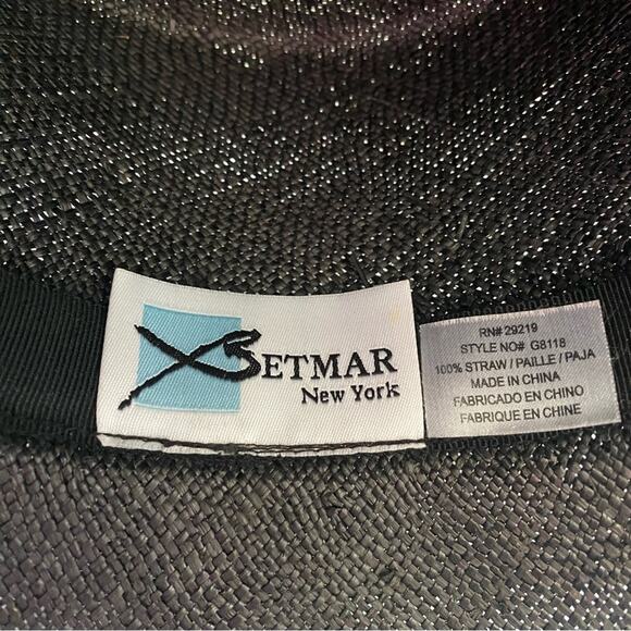 Vintage Black Peach Basket Pillbox Setmar New York Hat main image 7